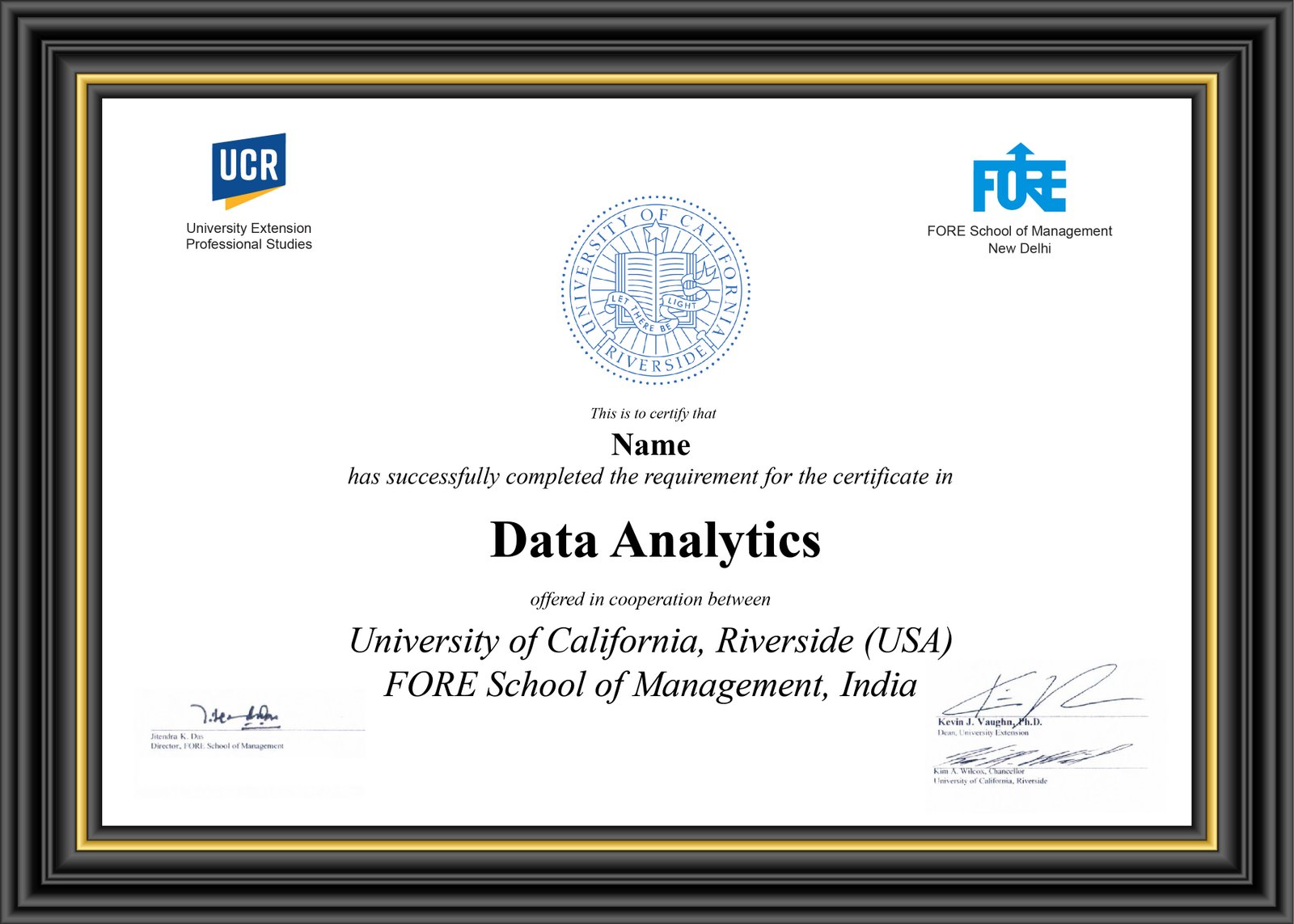 FSM Certificate