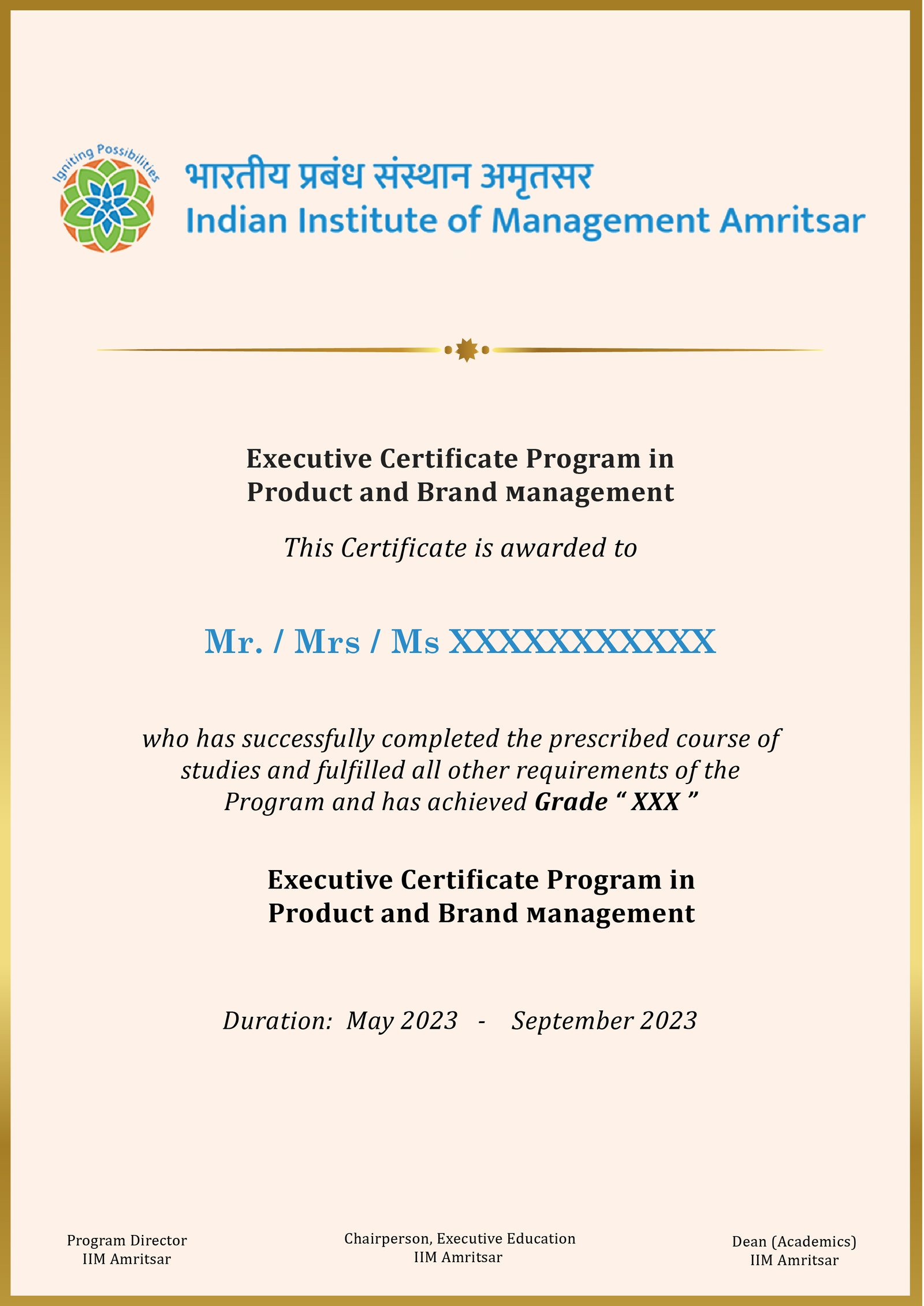 IIM Rohtak Business Analytics Certificate